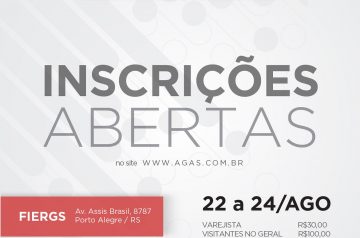 ExpoAgas de 22 a 24.08.23 em Porto Alegre