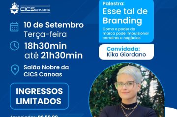 CICSConversa com Kika Giordano no dia 10.09.24 em Canoas