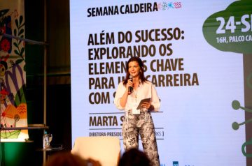 Semana Caldeira: “Ao construir nossa carreira, precisamos saber quais são os nossos inegociáveis”, sugere Marta Saft, presidente da Thoughtworks